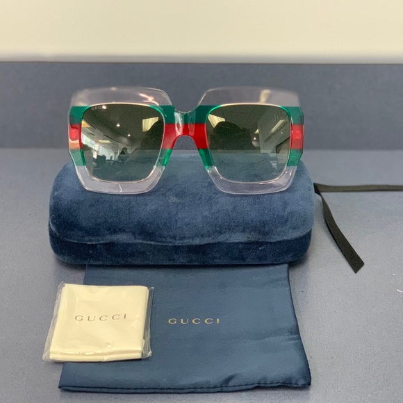Gucci Accessories - Authentic Gucci Square-Frame Acetate Sunglasses